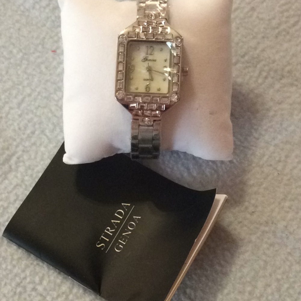 STRADA woman watch w/ crystal stone